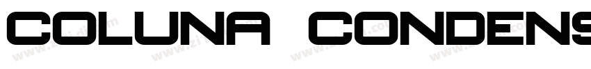 COLUNA CONDENSED BOL字体转换